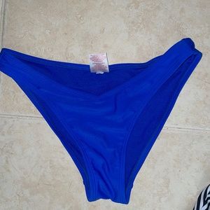 Royal Blue v-cut bikini bottoms